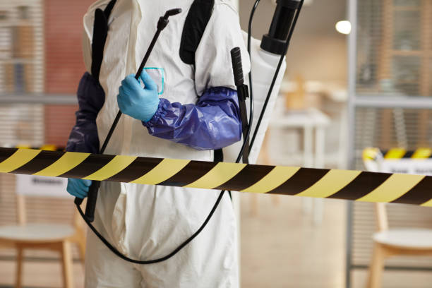 Professional Biohazard Cleanup technician working in Manson, WA